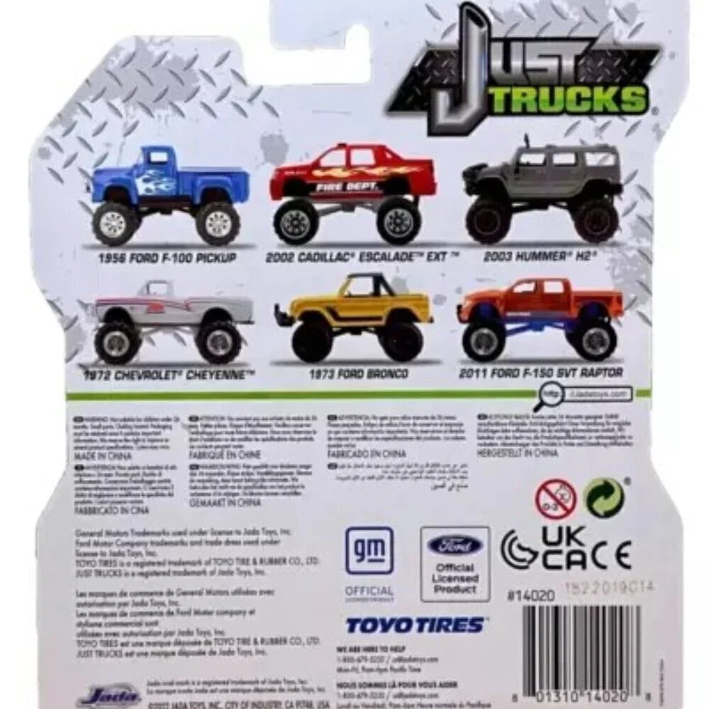 Jada Just Trucks 1973 Ford Bronco Yellow Die-cast Metal‎ HTF Wave 37 NIP 2022